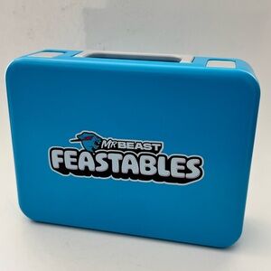 MrBeast Feastables adjustable bento lunch box in blue